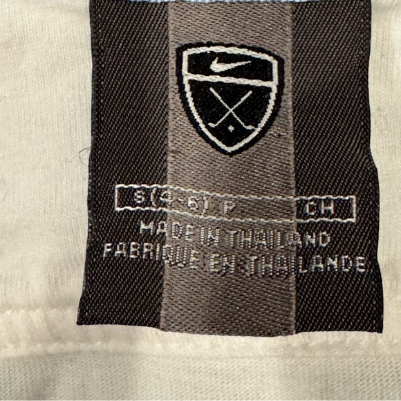 Nike Golf White Polo Shirt with Subtle Trim - Picture 2 of 3